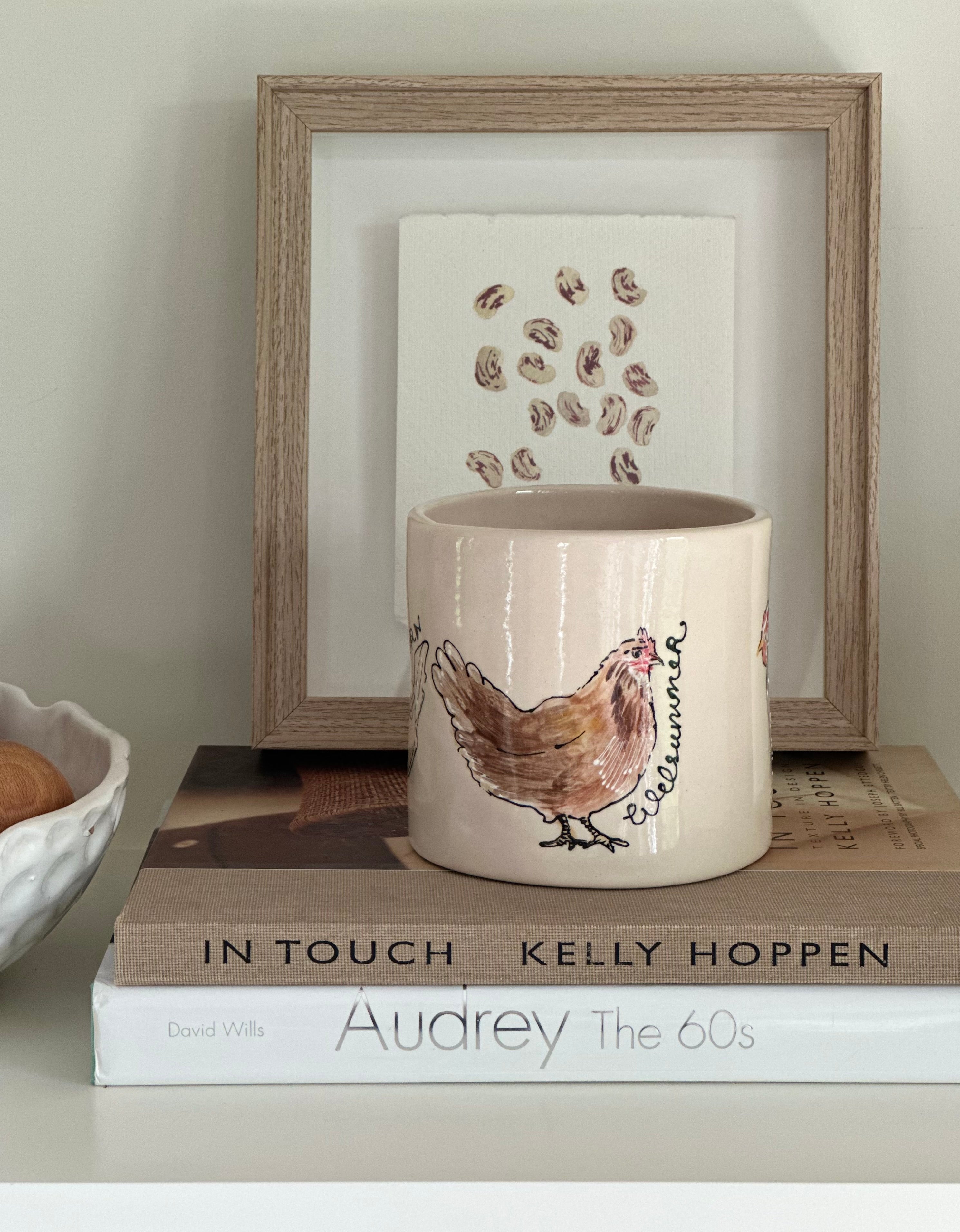 Hens and Eggs Vase