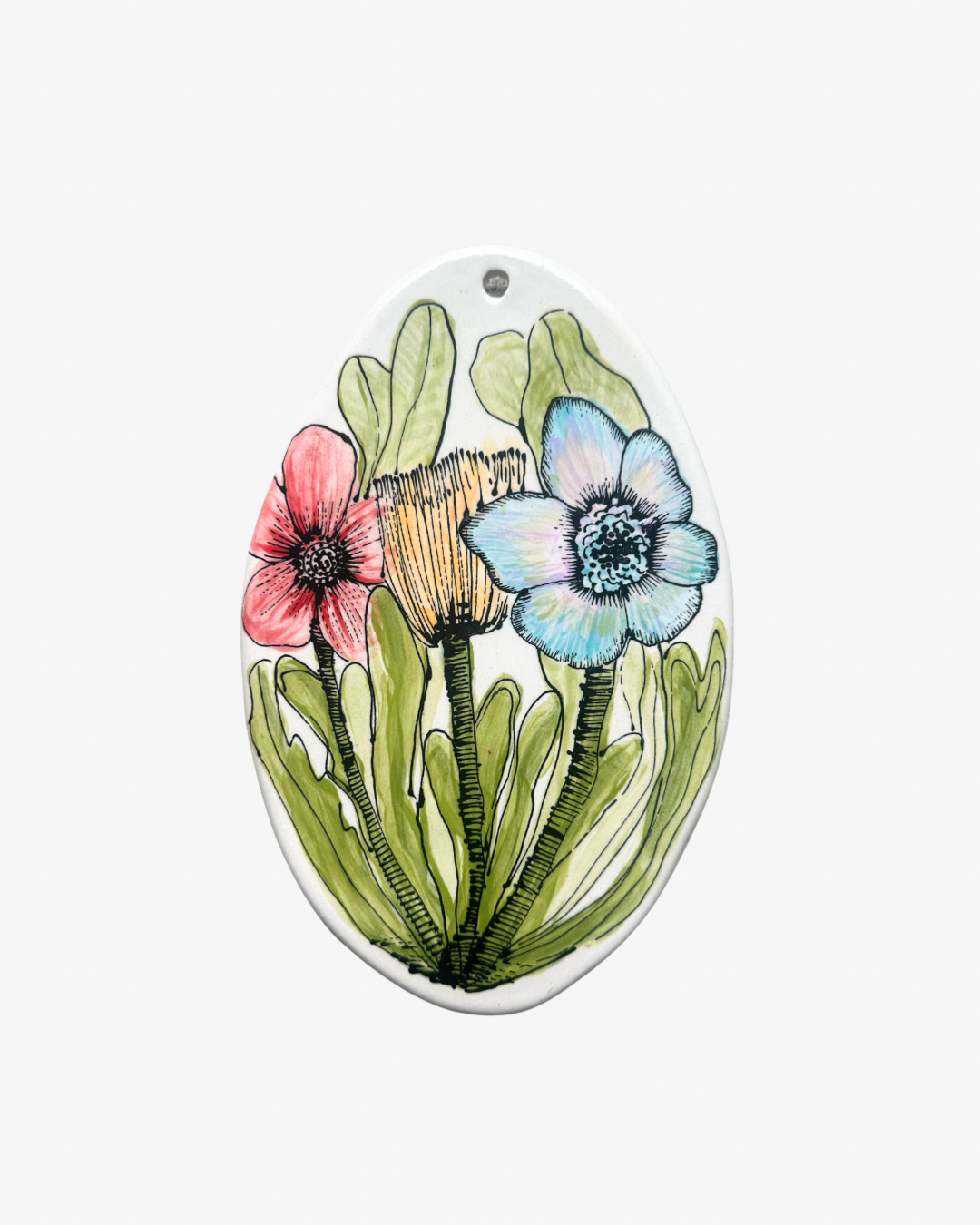 Oval Coin Ceramic Artwork
