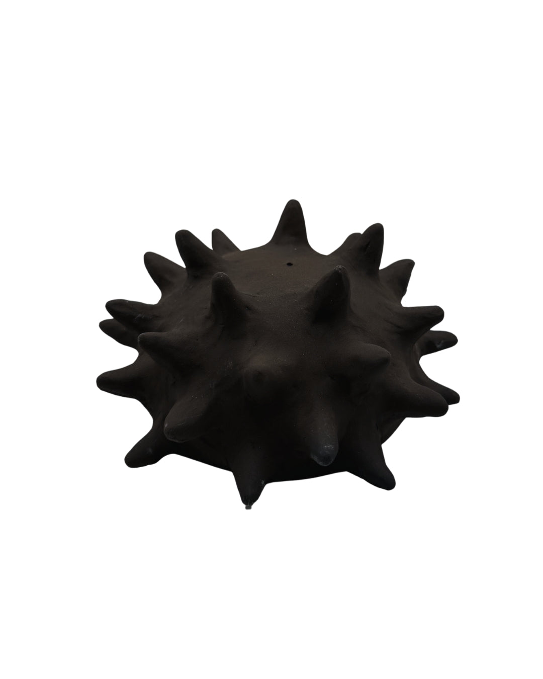 Rustic Brown Urchin Incense Holder