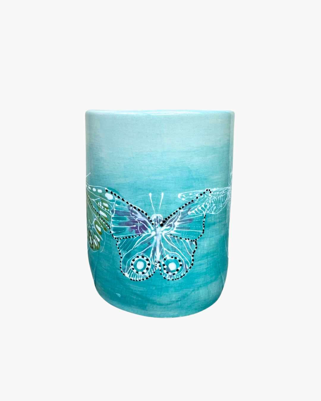 Tie Dye Flora Vase
