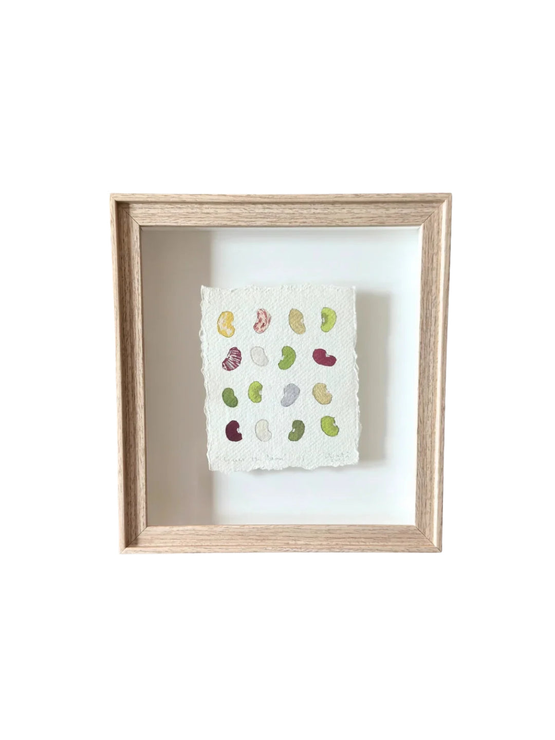 ‘Guess the Bean’ Framed Watercolor Artwork