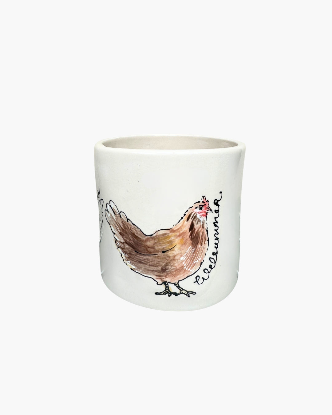 Hens and Eggs Vase