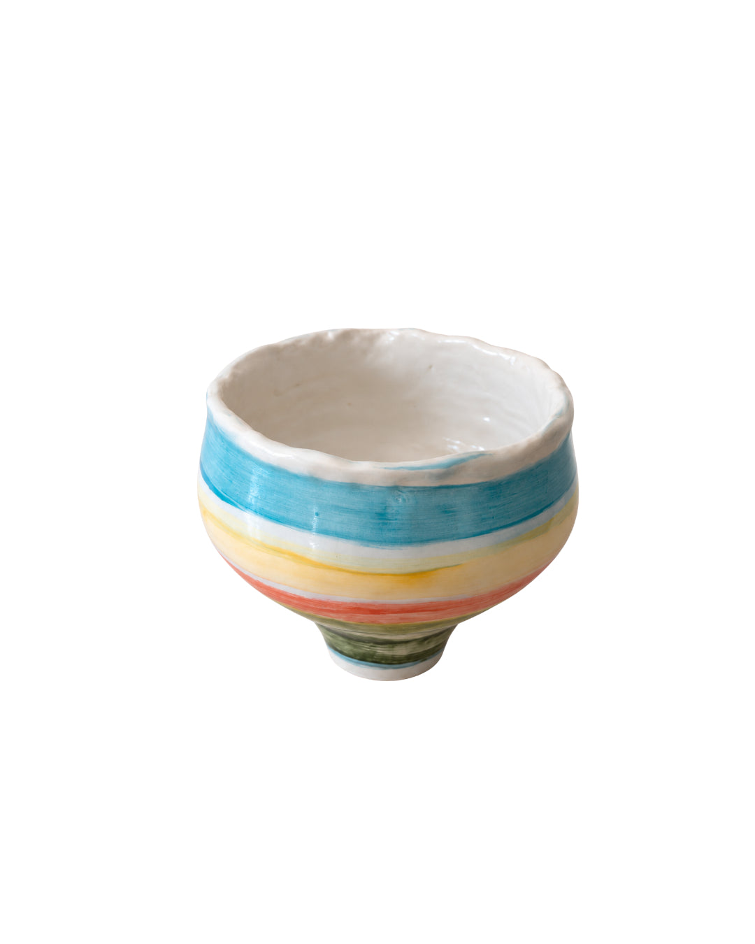 Signature Stripes Stoneware Vase