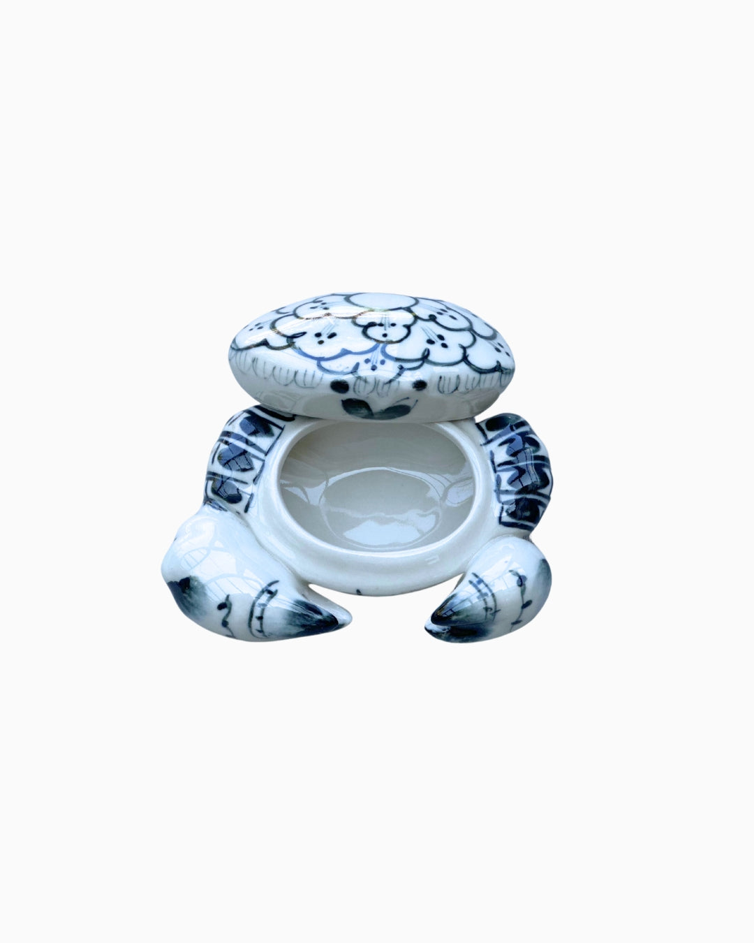 VINTAGE Porcelain Crab Dish