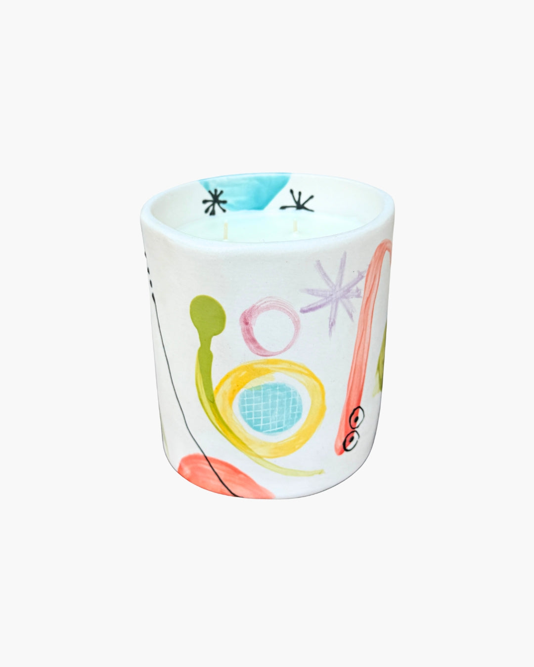 Limited Edition Cut Outs Ceramic Candle