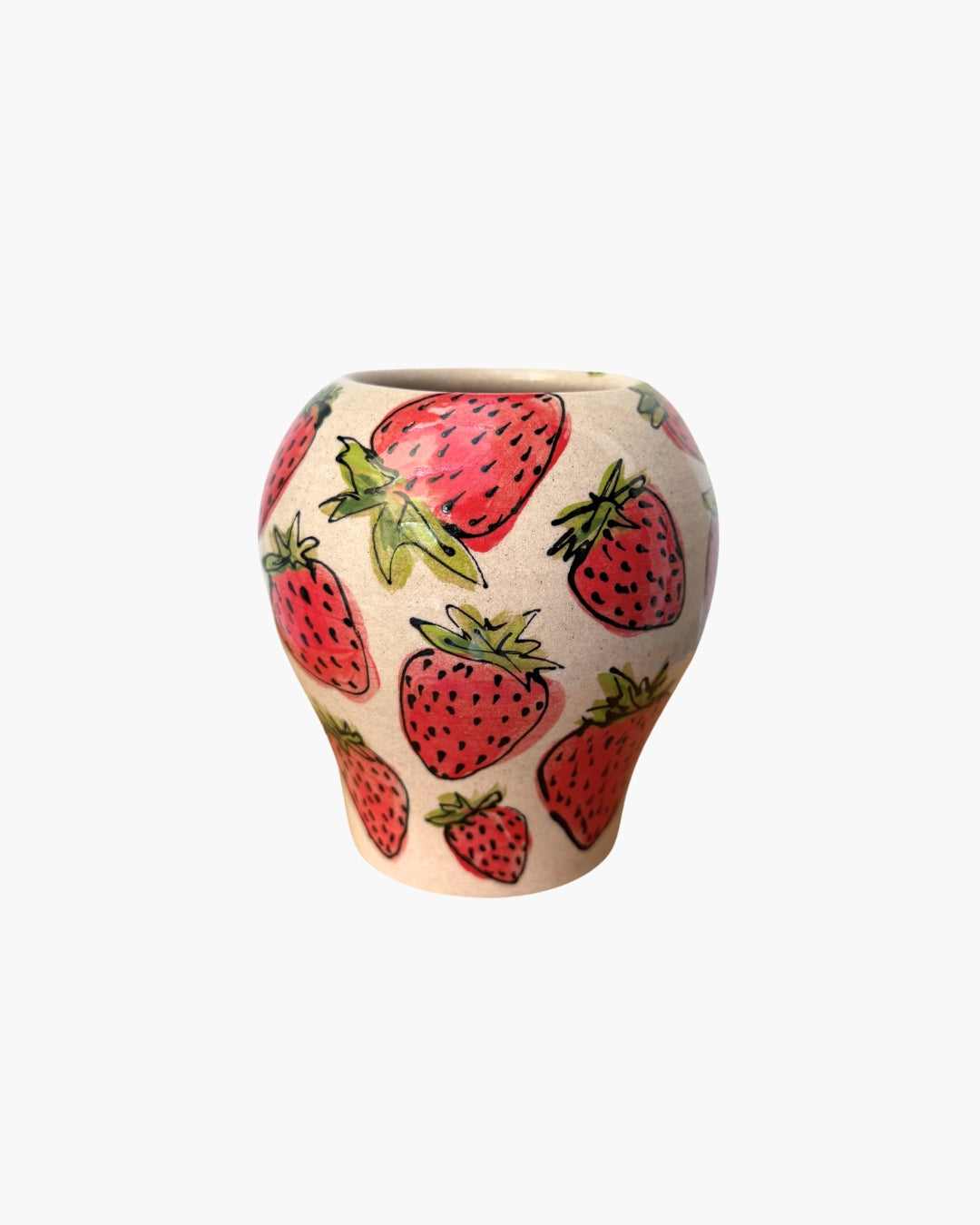 Strawberry Harvest Vase