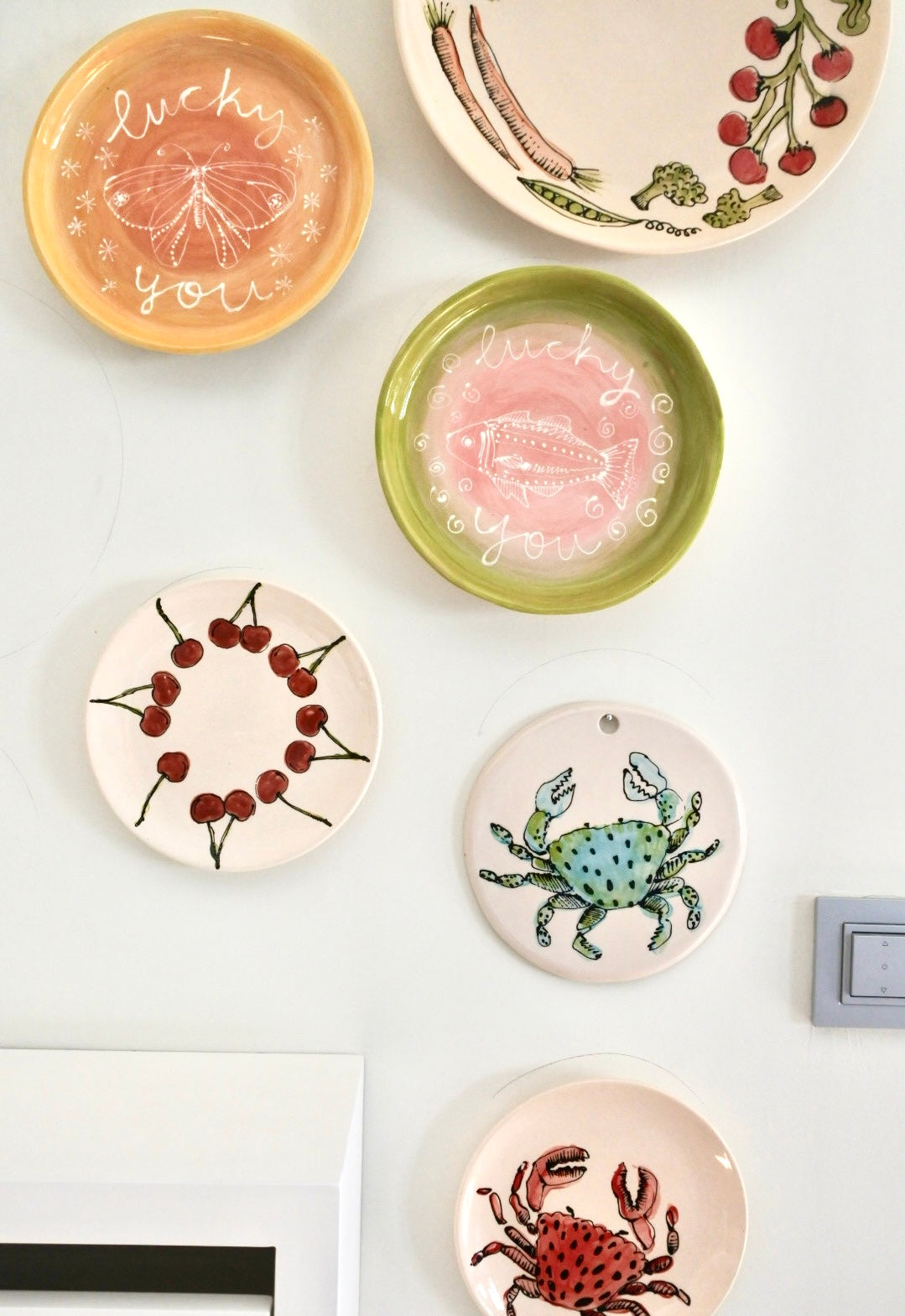 Red Crab Wall Plate