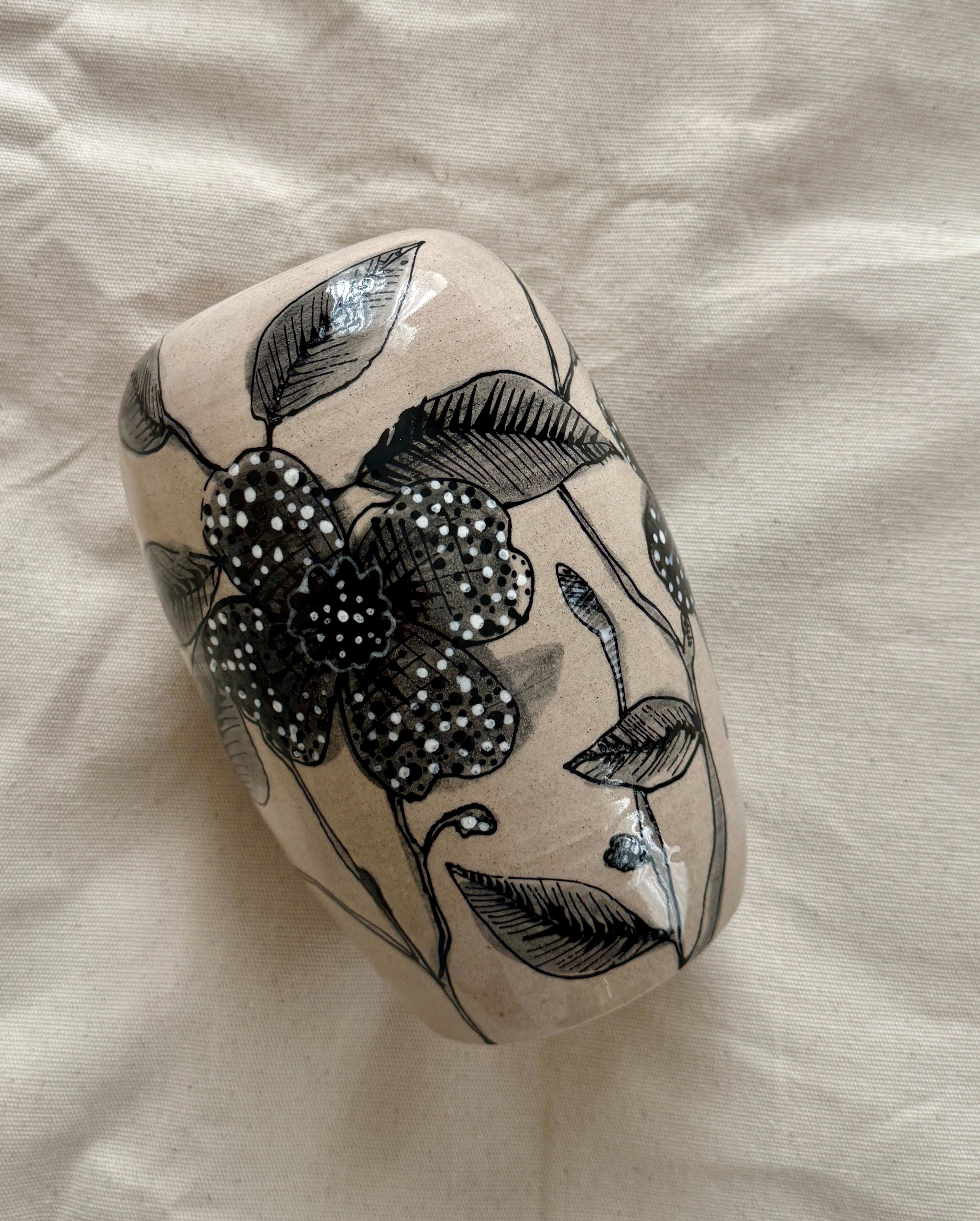 Polka Poppy Vase
