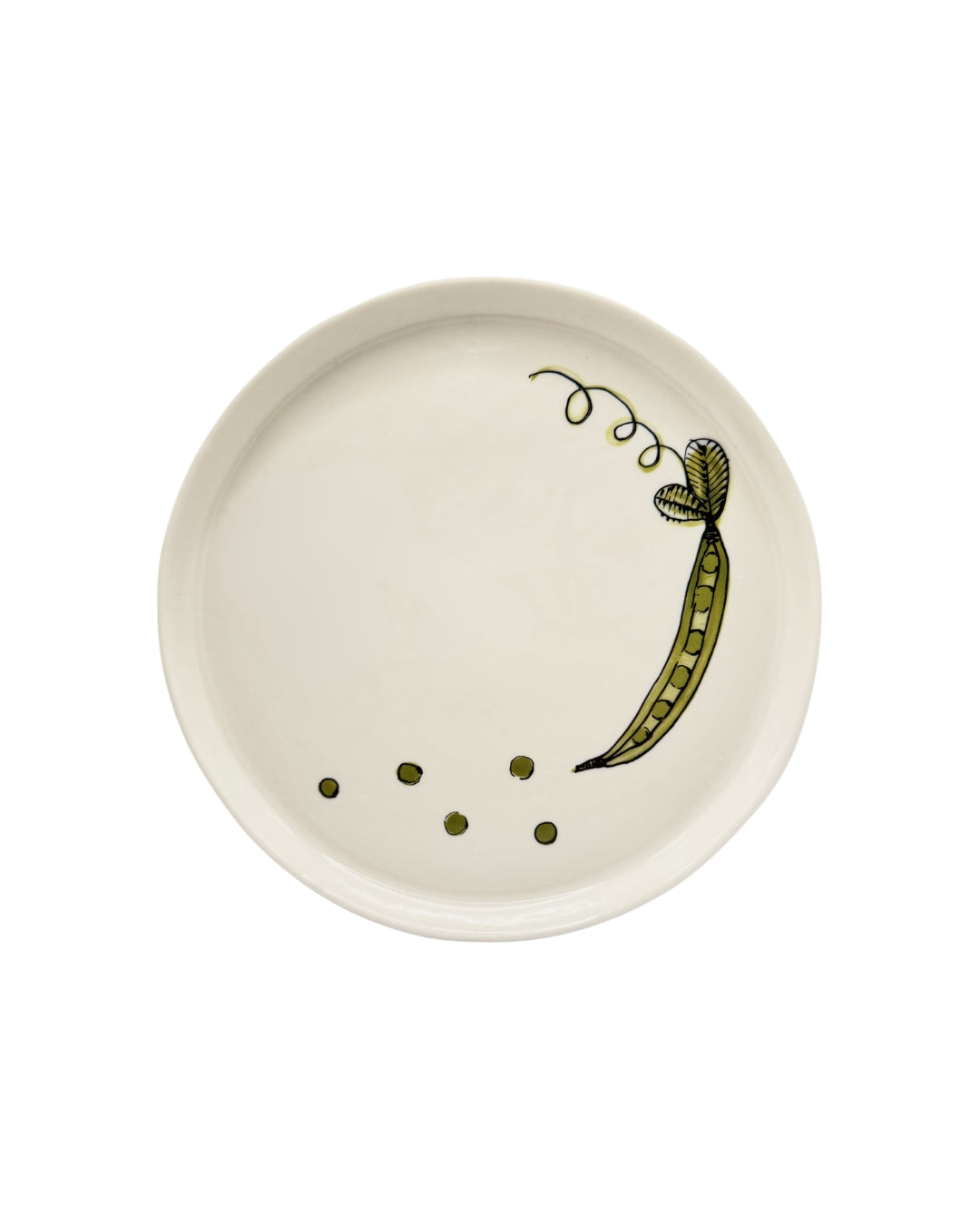 Everyday Porcelain Peas in a Pod Plate