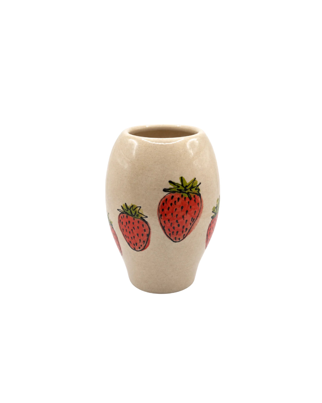 Strawberry Harvest Singles Vase