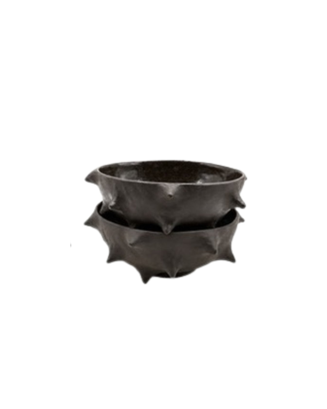Black Stoneware Mini Urchin Bowl