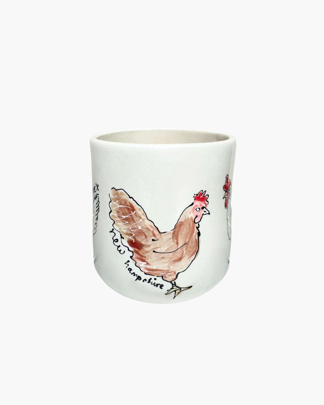 Hens and Eggs Vase