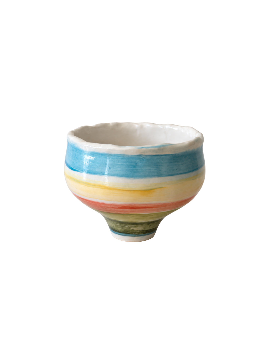 Signature Stripes Stoneware Vase